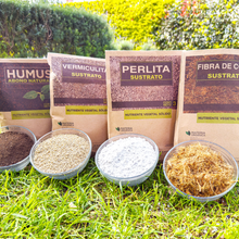 Cargar imagen en el visor de la galería, ✨ KIT de Sustratos: Perlita, Vermiculita, Fibra de Coco y Humus
