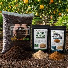 Cargar imagen en el visor de la galería, ✨ NUEVO Kit de Nutrición Orgánica para Frutales y Huerto