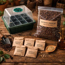 Cargar imagen en el visor de la galería, Kit de Arranque "Germinación Perfecta" | Edición Mini-Invernadero